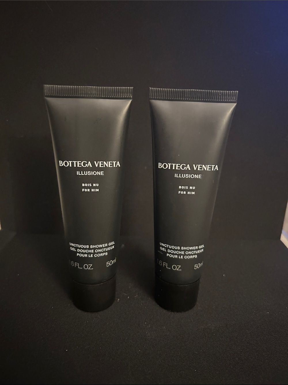 Bottega Veneta Illusione Bois Nu For Him Black Travel Shower Gel Duo